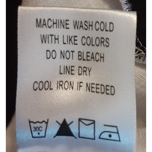 Tyler Boe Size XS White/Black Color Block 100% Linen Boxy Blouse - Picture 8 of 8